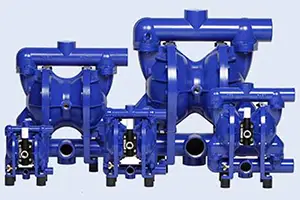Pompe cu membrană, cu acționare pneumatică CRANE
