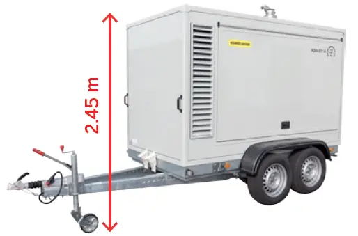 Pompă cu Jet de Apă la Înaltă Presiune HAMMELMANN AQUAJET® 14 2.45 m