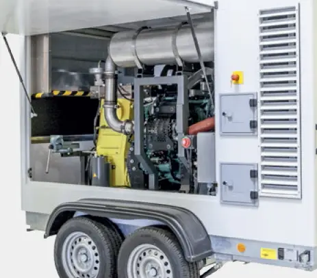 Pompă cu Jet de Apă la Înaltă Presiune HAMMELMANN AQUAJET® 14 Șasiu