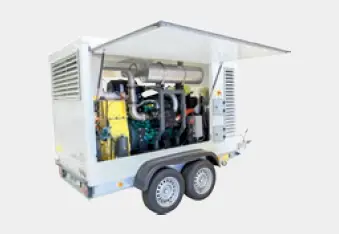 Pompă cu Jet de Apă la Înaltă Presiune HAMMELMANN AQUAJET® 14 Versiune mobilă pe șasiu