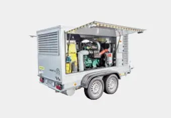 Pompă cu Jet de Apă la Înaltă Presiune HAMMELMANN AQUAJET® 14 Versiune mobilă pe șasiu compact