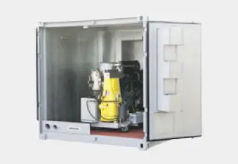 Pompă cu Jet de Apă la Înaltă Presiune HAMMELMANN AQUAJET® 14 Versiune statică container 10'