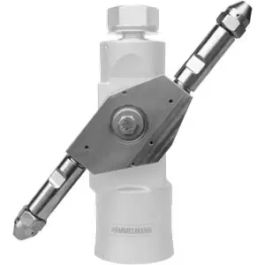 Curățare rezervoare mari: Suport duză tip „V” pentru TCU „L”